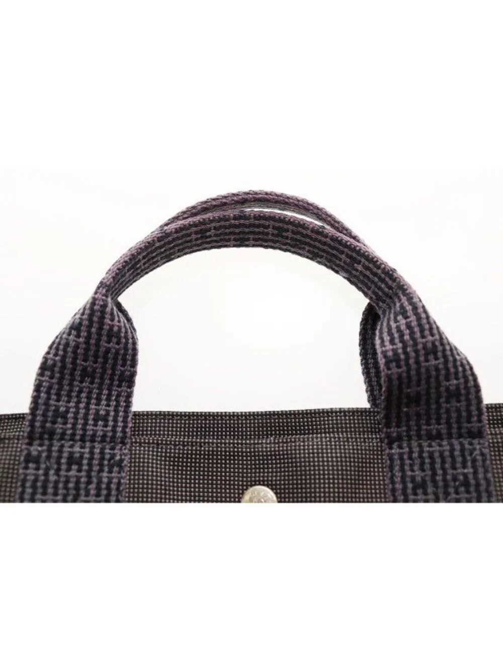 Hermes Her Line MM Tote Canvas Gray